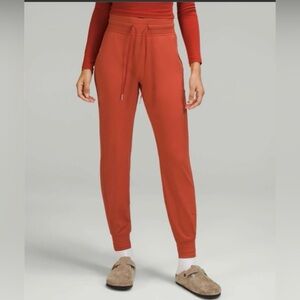 Lululemon Ready To Rulu High Rise Jogger in Red Rock